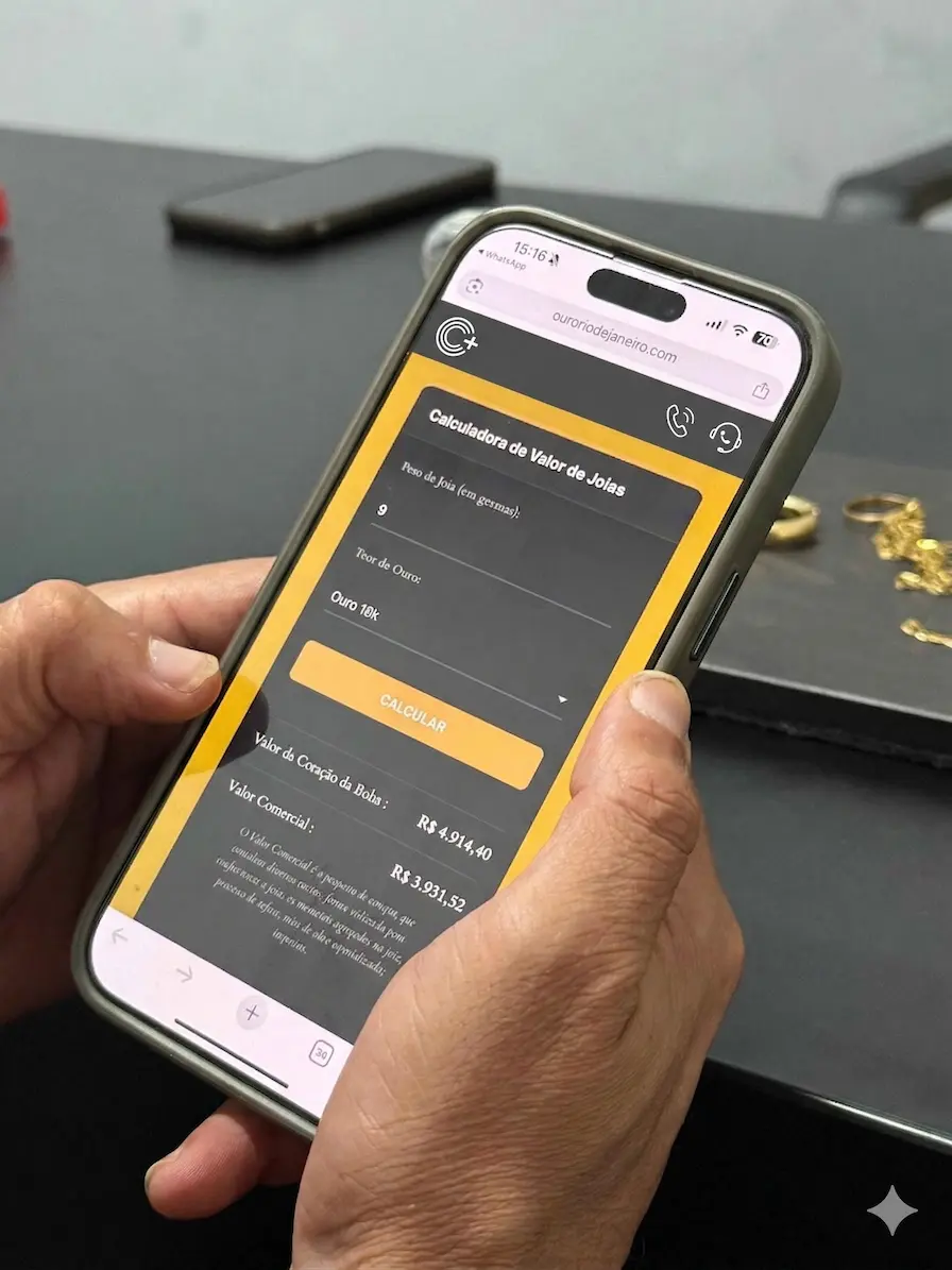 compra e avaliação de joias de ouro