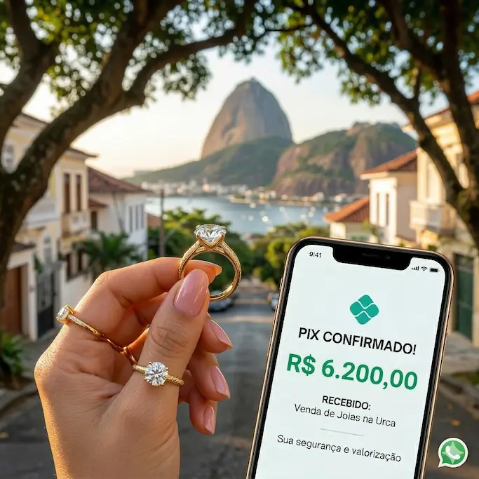 compra joias de ouro Vila Benjamin Constant Urca