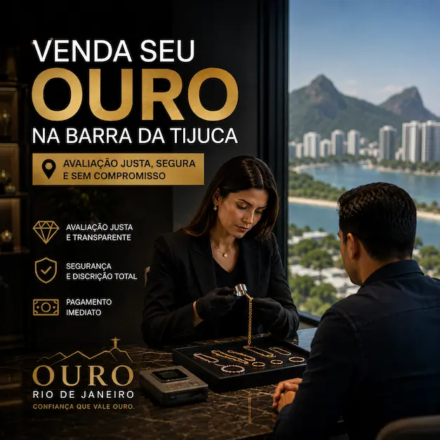 vender ouro na barra da tijuca