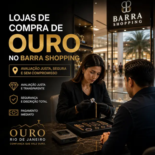 lojas de compra de ouro no barra shopping