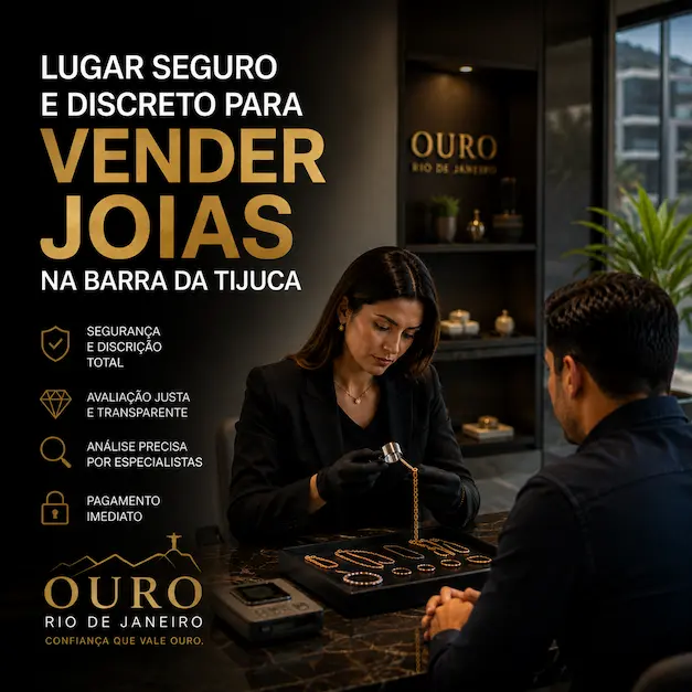 lugar seguro e discreto para vender joias na barra da tijuca