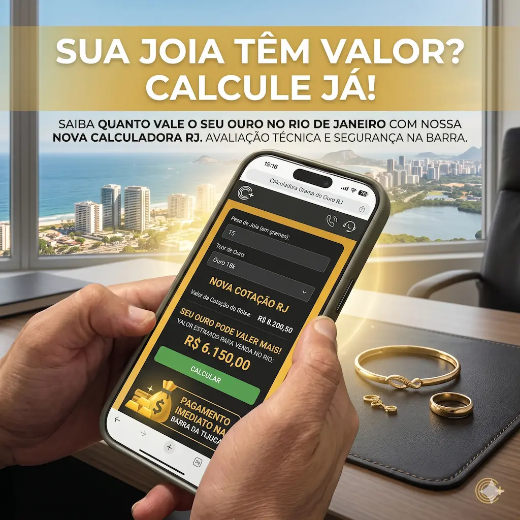 compro ouro na barra da tijuca