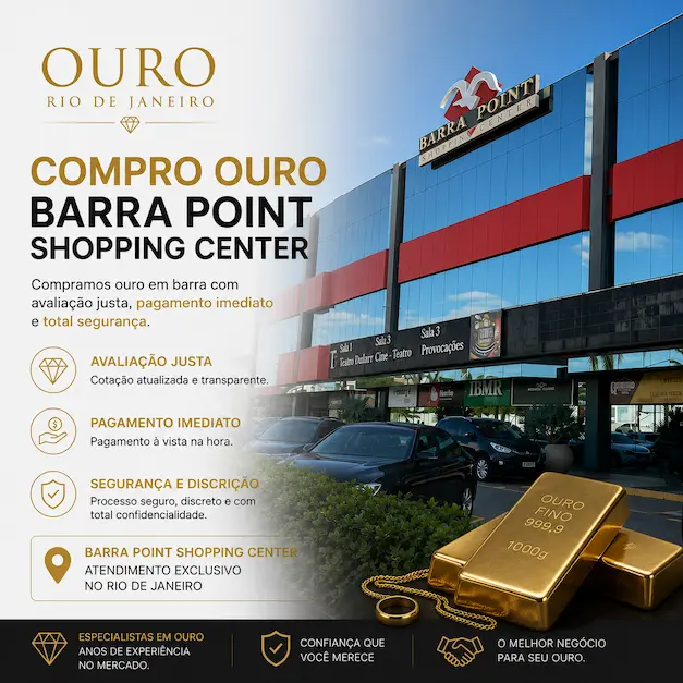 compro ouro barra point shopping center