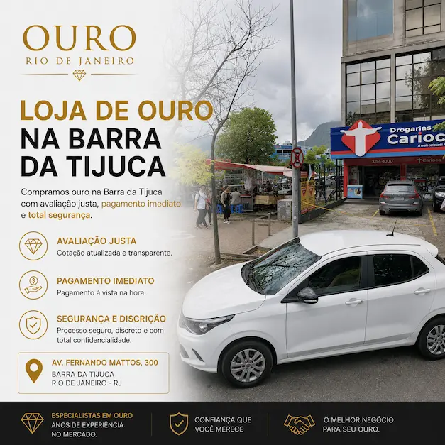 loja de ouro na barra da tijuca