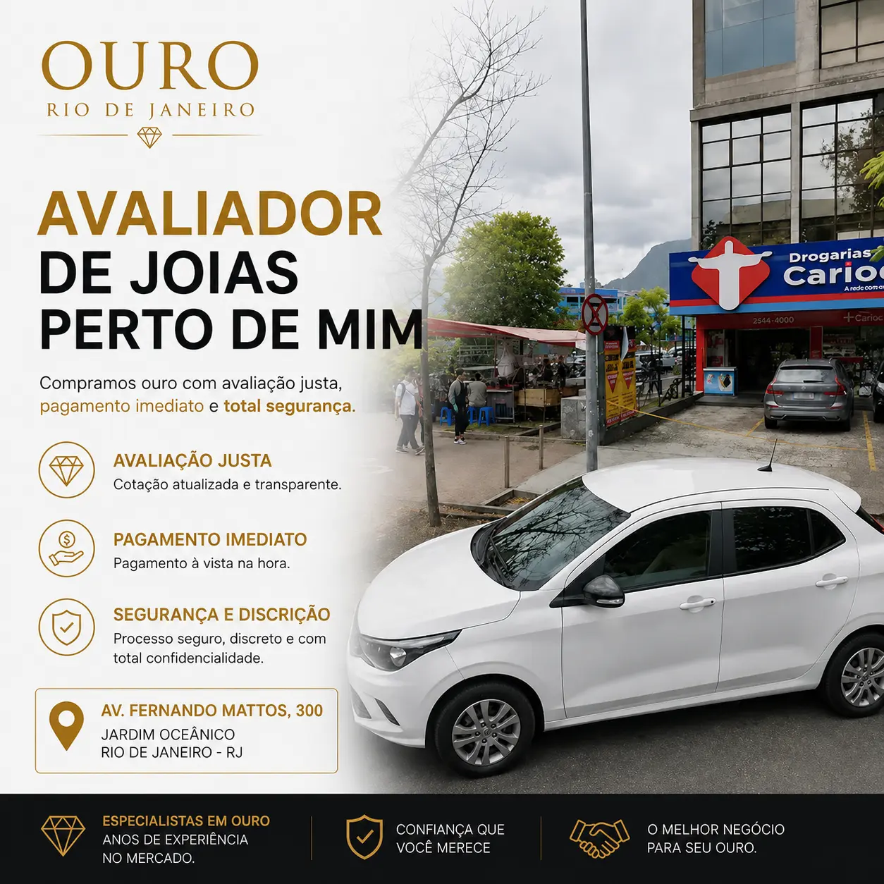 Avaliador de Joias Perto de Mim: Avaliação Técnica e Cotação em Tempo Real na Barra da Tijuca