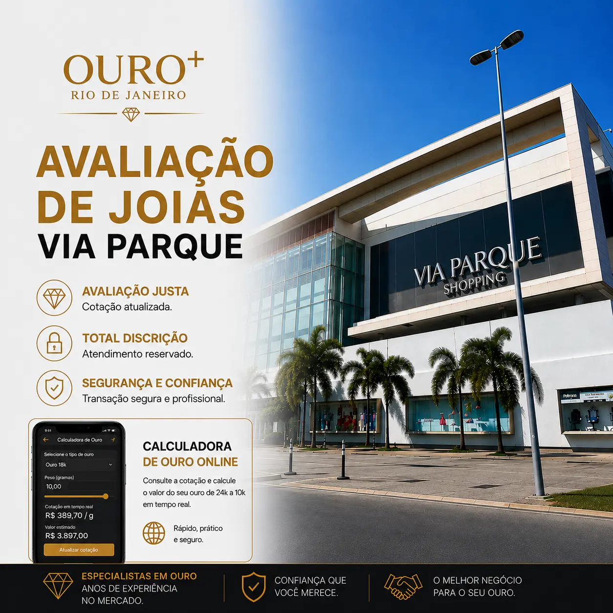 avaliacao de joias via parque