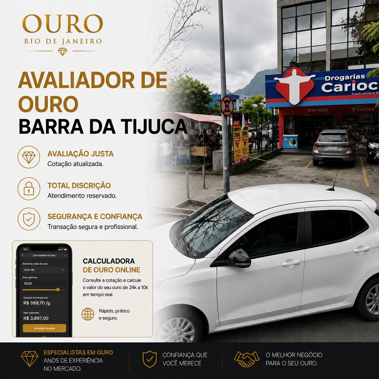 avaliador de ouro barra da tijuca