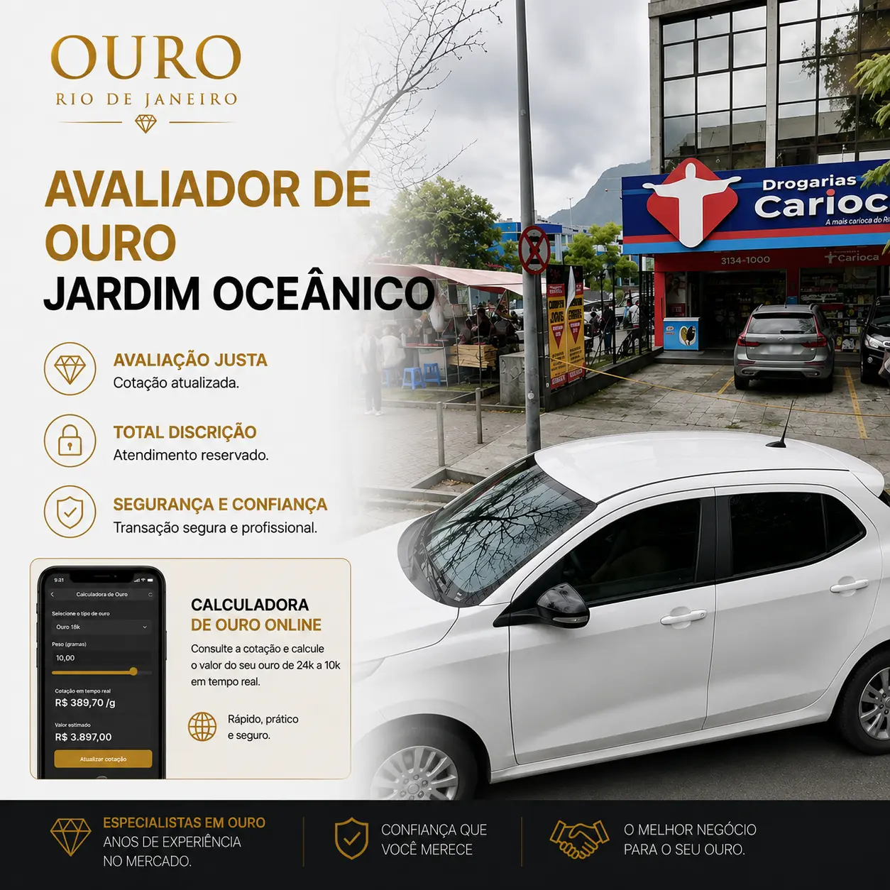 avaliador de ouro jardim oceanico