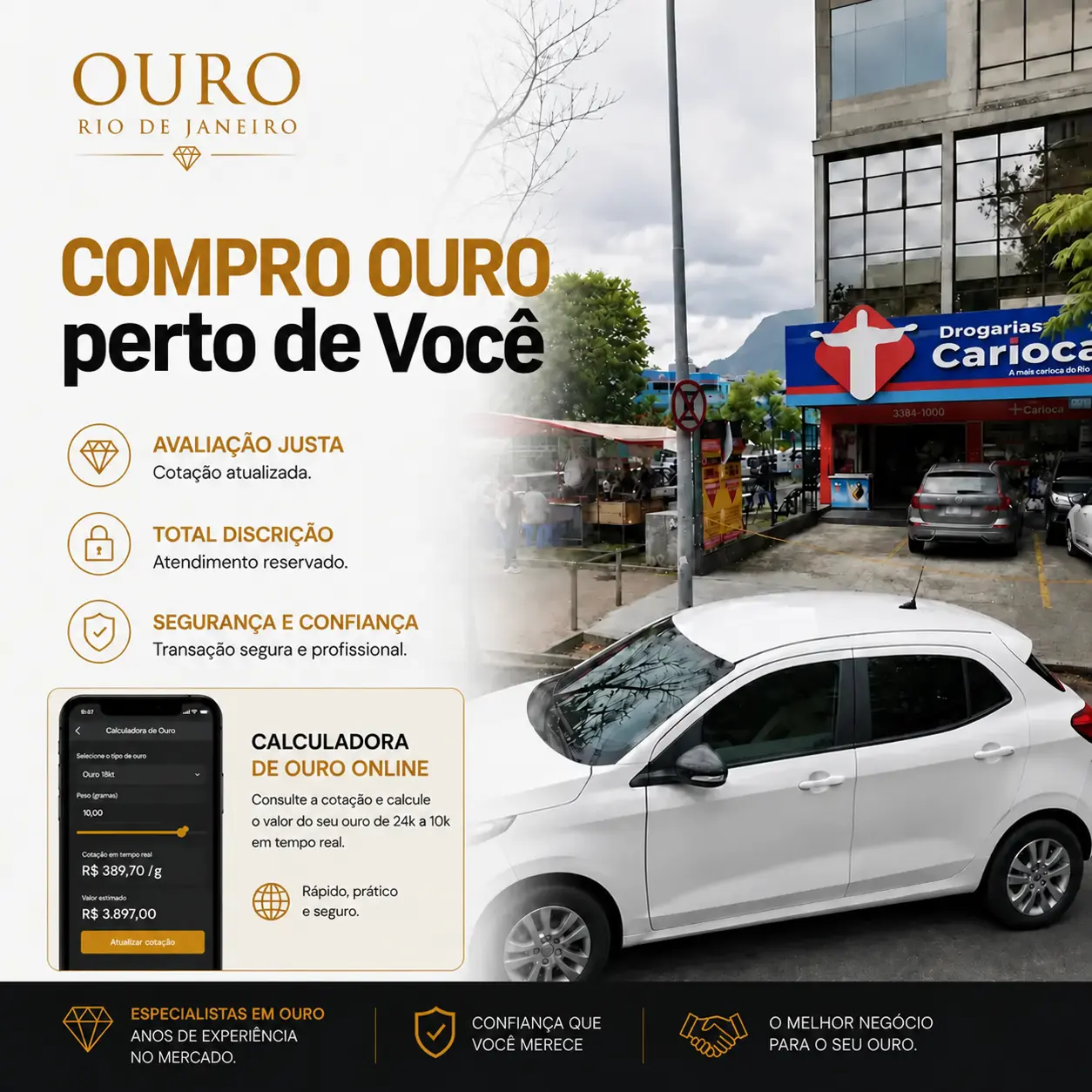 Compro Ouro Perto de mim Barra da Tijuca