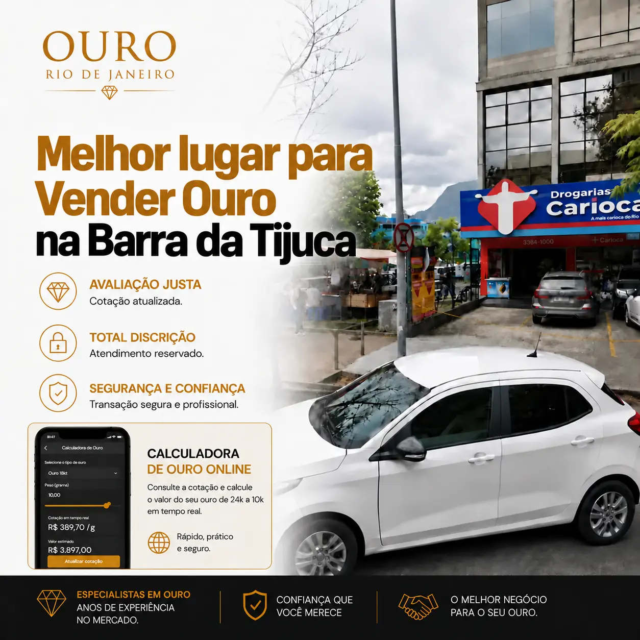 Melhor Lugar para Vender Ouro na Barra